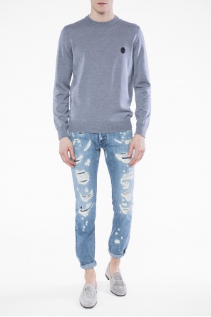 Sweter z naszywką, zdjęcie 2 Sweter z naszywką od Billionaire